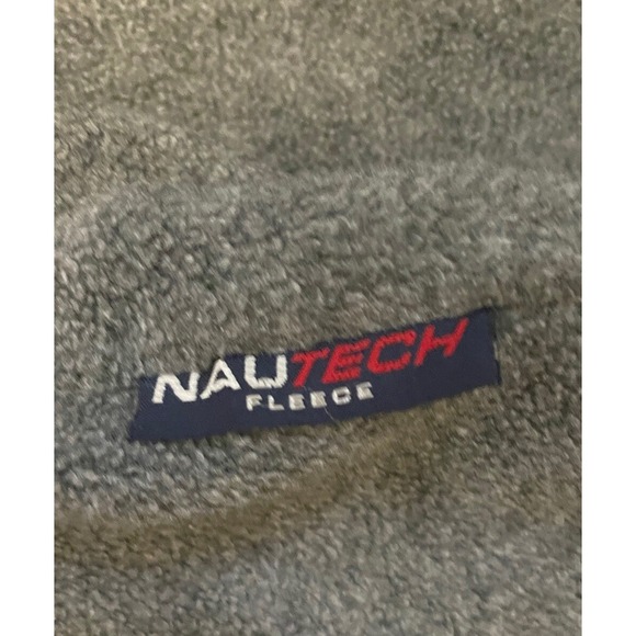 VTG‎ 90's Nautica Competition Zip Up Fleece Sweatshirt Jacket Size Med Y2K USA - Picture 9 of 10